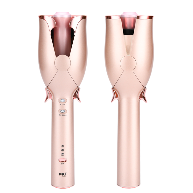 TB-1843 Rechargeable auto rotating curling iron hair curler 