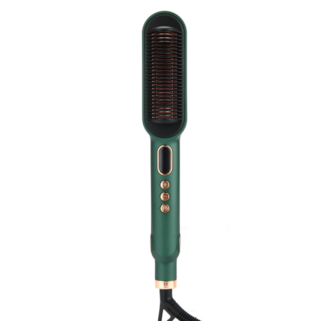 TA-2462 2 In 1 Hair Straightener & Waver Iron Hair Brush